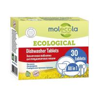 Экологичные таблетки для посудомоечных машин Molecola