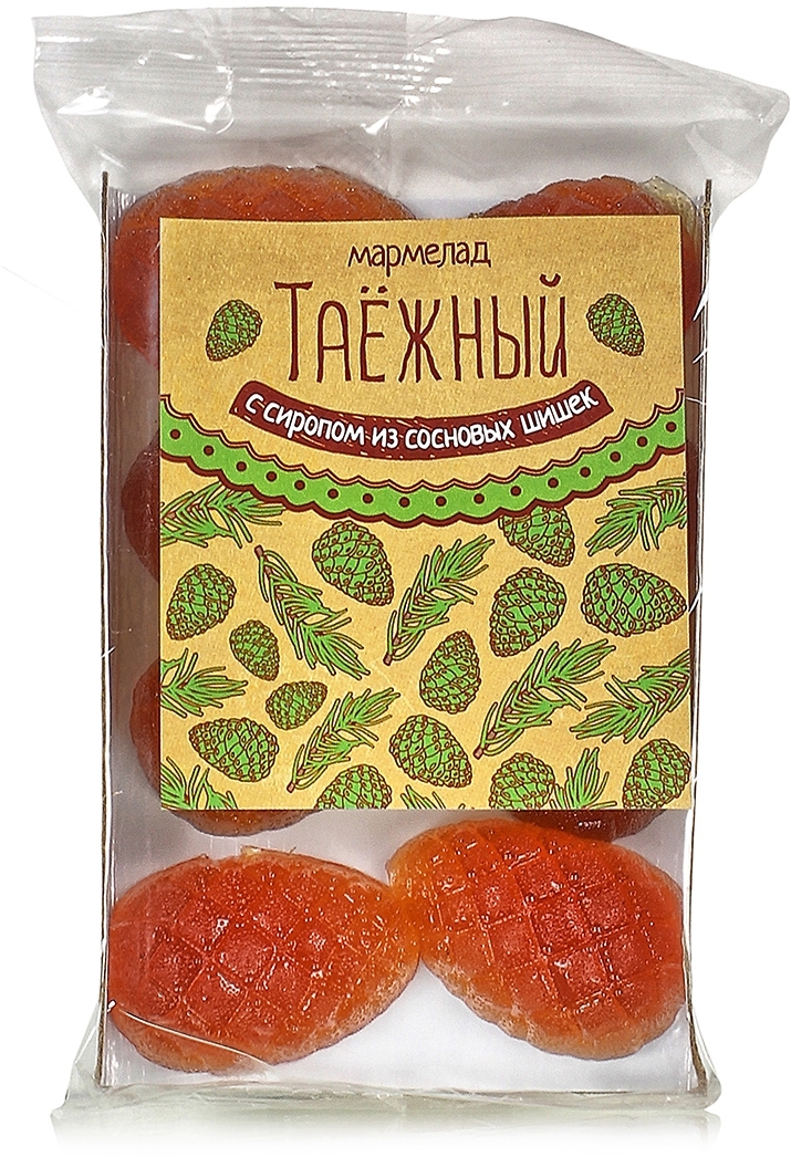 Мармелад "Таежный" с сиропом из сосновых шишек 110г от магазина Дары Алтая