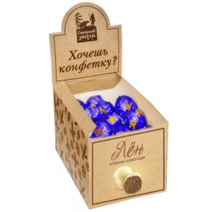 Конфеты Лен в белом шоколаде "Сибирский знахарь" 12г от магазина Дары Алтая