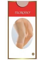 Бандаж для коленного сустава, размер 3, обхват 36-39см, бежевый, компрессионный лечебно-профилактический Filorosso