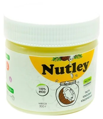 Паста кокосовая классическая, "Nutley", 300г