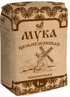 Мука пшеничная цельнозерновая "Дивинка" 1кг от магазина Дары Алтая
