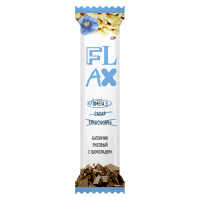 Батончик конфета «FLAX» рисовая с шоколадом 20г*16шт от магазина Дары Алтая