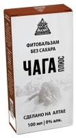 Фитобальзам "Чага+" (без сахара) "Алтайский нектар" 100мл от магазина Дары Алтая