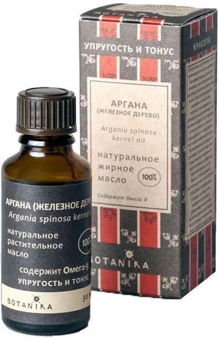 Масло жирное Аргана (железное дерево) "Botanika" 30мл от магазина Дары Алтая