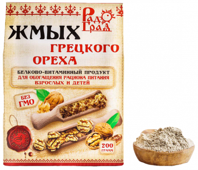 Жмых грецкого ореха "Радоград" 200г