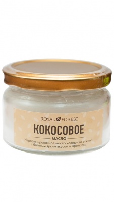 Масло кокосовое "Royal Forest" 150г