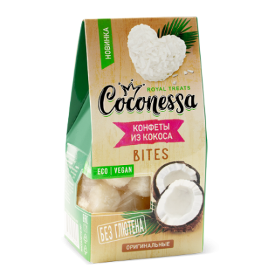 Конфеты кокосовые "Оригинал" Coconessa, 90г