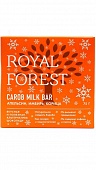 Плитка Carob milk bar Апельсин, имбирь, корица "Royal Forest" 75г